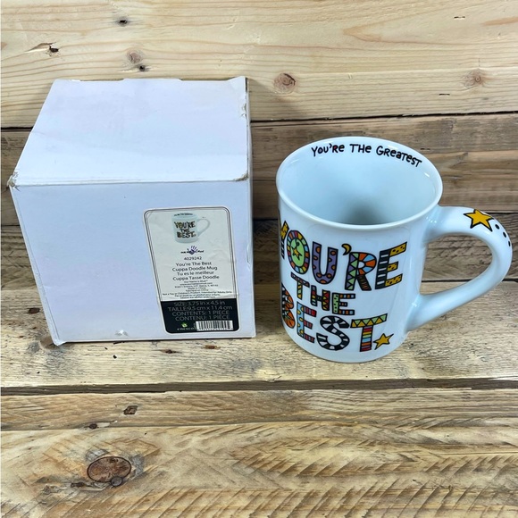 Enesco Our Name Is Mud You’re the Best Mug 4029242 Cuppa Doodle 2011 Veasey Cup - Picture 1 of 16